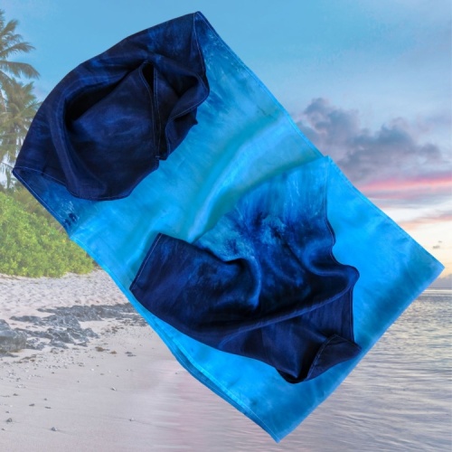 JagBag Large Silk Beach Wrap - Midnight